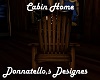 cabin home wood chair