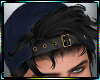 Cap Navy+ Hair Black