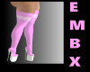 !EMBX Pink Socks Sporty