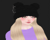 !Blk Bear Hat & Hair