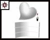 (N) White Heart Dresser