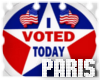 (LA) I VOTED TODAY PIN