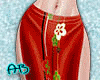 [AB]Red Flower LongSkirt
