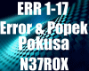 Error & Popek - Pokusa