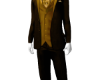 Brown gold tux suit