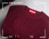 ♽ Red Silk Sweater