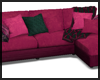 Pink/Green Boho Sofa ~