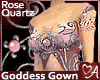 Rose Quartz Goddess Gown