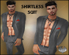 Shirtless Suit - Grey
