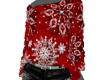 Red Snowflakes + Shorts
