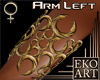 Designed Gold Arm Brace