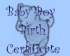 1breez baby certificate