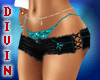 Sexy Teal Jean Hot Pants