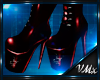 V► PVC Boots Red