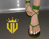 VV | Green String Flats