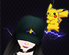 Pikachu Hair+Cap Black