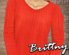 (B) Cherry Sweater