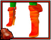 *C Ankle Boots Orange