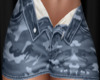 Camo Skirt Blue