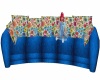 Blue Flower Comphy Couch