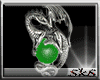 Emerald Dragon Pendant