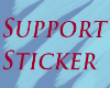 Support sticker