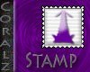 Purple "I" Stamp