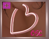 Pink Heart Earrings