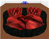 Red N Black Hearts Couch