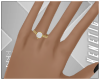K. Gold Diamond Ring