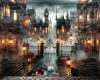 Foggy Victorian City Bg