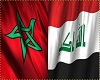 iraqi & moroccan flag