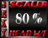 Sexy scaler 80% head