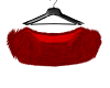 Nh^ Maroon Fur Jacket