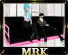 MRK Neon Sofa Pink