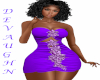 BLOOMS PURPLE DRESS
