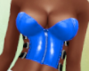 Electric Blue Belted Top