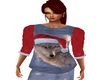 Wolf PJ Jammies Top xmas