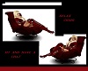 SIT & CHAT CHAIR~DRK RED