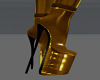 FG~ Gold Latex Boots