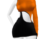 Orange fashion dress