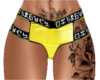llt shorts yellow otyebi