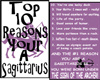 10 Reasons Zodiac Sagitt
