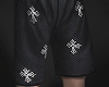 Cross Black Shorts