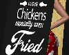 I e Chickens sign