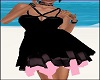 Black Pink Summer Dress