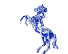 Cristal Blue Horse