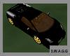 animated black race car