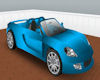 Animated Teal Sports Car