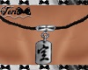 Chinese Character Dogtag